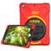 Mobigear SureGrip XGuard iPad 5 (2017) Hoes Hard Kunststof,Siliconen Backcover + Standaard - Rood