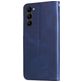 Mobigear Zipper Samsung Galaxy S23 Hoesje Bookcase Portemonnee - Blauw
