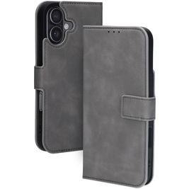 Mobiparts Classic Wallet iPhone 17 MagSafe Hoesje Bookcase - Granite Grey