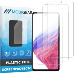 Mobigear Samsung Galaxy A53 Screenprotector Folie - Case Friendly (3-Pack)