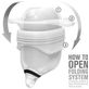 Catalyst Waterproof Apple AirPods 1 Hoesje Flexibel Siliconen Waterdicht - Wit