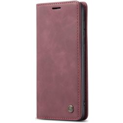 Caseme 013 Samsung Galaxy A51 Hoesje Bookcase Portemonnee - Bordeaux Rood
