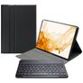 Mobilize Detachable Bluetooth Keyboard Samsung Galaxy Tab S7 Hoes AZERTY Bluetooth Toetsenbord Bookcase - Zwart