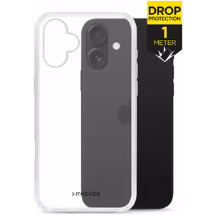 Mobilize Naked Protection Doorzichtig iPhone 16 Hoesje Hardcase Backcover Shockproof - Transparant