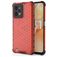 Mobigear Honeycomb Realme C31 Hoesje Hardcase Backcover Shockproof - Rood