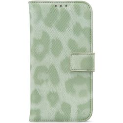 My Style Flex Wallet Samsung Galaxy S25 Ultra Hoesje Bookcase Portemonnee - Green Leopard
