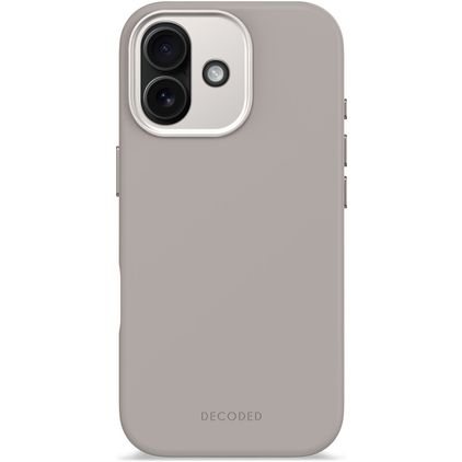Decoded iPhone 17 Siliconen Hoesje Backcover - Soft Taupe