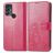 Mobigear Clover TCL 305 Hoesje Bookcase Portemonnee - Magenta