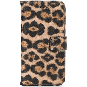 My Style Flex Wallet iPhone 12 Mini Hoesje Bookcase Portemonnee - Leopard