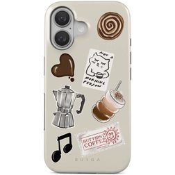 Burga Tough iPhone 16 MagSafe Hoesje Hardcase Backcover Shockproof - Oat Milk Please