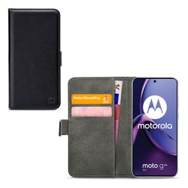 Mobilize Classic Gelly Wallet Motorola Moto G84 Hoesje Bookcase Portemonnee - Zwart