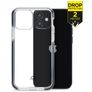 Mobilize Shatterproof iPhone 12 Mini Hoesje Hardcase Backcover Shockproof - Transparant / Zwart