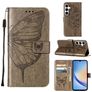 Mobigear Butterfly Samsung Galaxy A35 Hoesje Bookcase Portemonnee - Grijs