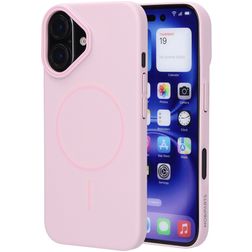 Mobiparts Slim Line iPhone 16 MagSafe Hoesje Hardcase Backcover - Blush Pink