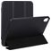 Mobigear Tri-Fold Gel iPad Mini 7 (2024) Hoes TPU,Kunstleer Bookcase - Zwart