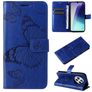 Mobigear Butterfly Xiaomi Redmi 14C Hoesje Bookcase Portemonnee - Blauw