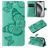 Mobigear Butterfly iPhone 16 Pro Max Hoesje Bookcase Portemonnee - Groen