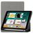 Mobigear Tri-Fold Gel iPad 5 (2017) Hoes TPU,Kunstleer Bookcase + Stylus Houder - Grijs