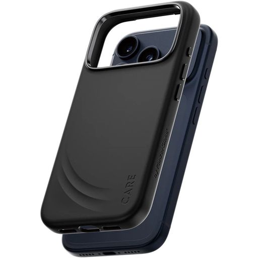 CARE by PanzerGlass Feature FLOW iPhone 17 Pro Siliconen MagSafe Hoesje Backcover Shockproof - Zwart