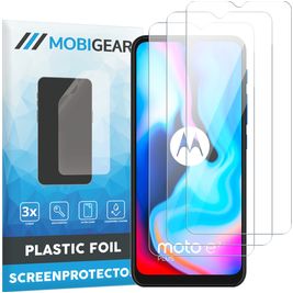 Mobigear Motorola Moto E7 Plus Screenprotector Folie - Case Friendly (3-Pack)