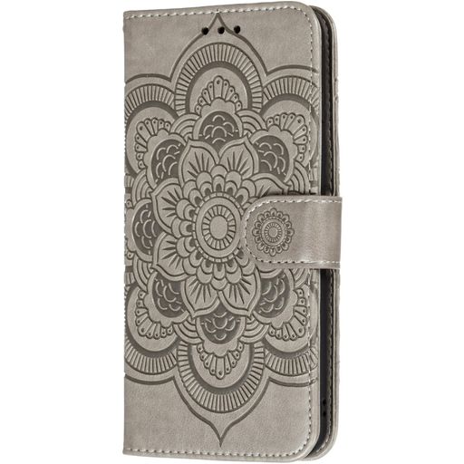 Mobigear Mandala Xiaomi Mi 10 Hoesje Bookcase Portemonnee - Grijs