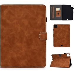 Mobigear Folio iPad Air 4 (2020) Hoes Bookcase + Stylus Houder - Bruin