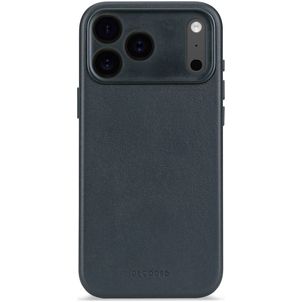 Decoded iPhone 17 Pro Max Hoesje Echt Leer Backcover Shockproof - Navy Shadow