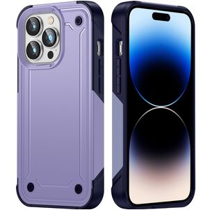 Mobigear Slim Armor iPhone 14 Pro Max Hoesje Hardcase Backcover Shockproof - Paars