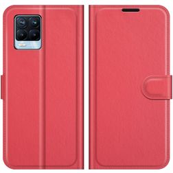 Mobigear Classic Realme 8 Hoesje Bookcase Portemonnee - Rood