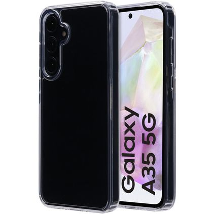 Mobiparts Classic Doorzichtig Samsung Galaxy A35 Hoesje Hardcase Backcover - Transparant