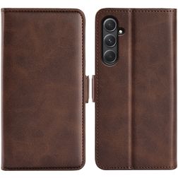 Mobigear Slim Magnet Samsung Galaxy A55 Hoesje Bookcase Portemonnee - Bruin
