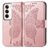 Mobigear Butterfly OPPO Reno 12 Pro Hoesje Bookcase Portemonnee - Roségoud