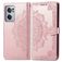 Mobigear Mandala OnePlus Nord CE 2 Hoesje Bookcase Portemonnee - Roségoud