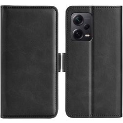 Mobigear Slim Magnet Xiaomi Redmi Note 12 Pro Plus Hoesje Bookcase Portemonnee - Zwart