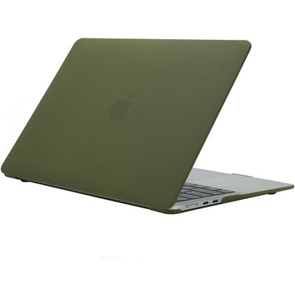 Mobigear Cream Matte MacBook Air 15 Inch (2023-2026) Hoes Hardshell Laptopcover MacBook Case - Avocado - Model A2941 / A3114 / A3241 / A3448