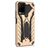 Mobigear Armor Stand Vivo Y21s Hoesje Hardcase Backcover Shockproof met Standaard - Goud