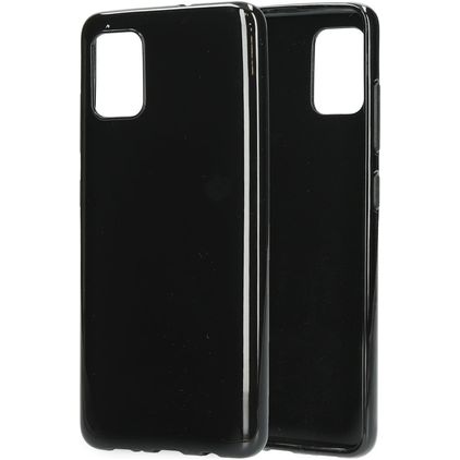 Mobiparts Classic Samsung Galaxy A51 Hoesje Flexibel TPU Backcover - Zwart