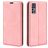 Mobigear Retro Slim TCL 30 Hoesje Bookcase Portemonnee - Roze