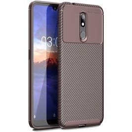 Mobigear Racing Nokia 3.2 Hoesje Flexibel TPU Backcover - Bruin