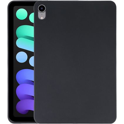 Mobigear Basics Dunne iPad Mini 6 (2021) Hoes Flexibel TPU Backcover - Zwart