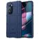 Mobigear Rugged Shield Motorola Edge X30 Hoesje Flexibel TPU Backcover Shockproof - Blauw