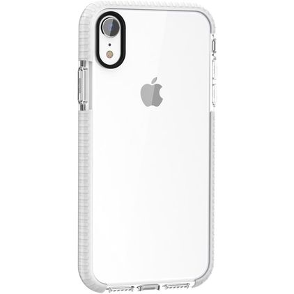 Mobigear Full Bumper iPhone X Hoesje Hardcase Backcover Shockproof - Transparant / Wit