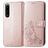 Mobigear clover Sony Xperia 5 IV Hoesje Bookcase Portemonnee - Roségoud
