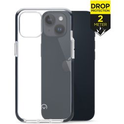 Mobilize Shatterproof iPhone 14 Hoesje Hardcase Backcover Shockproof - Transparant / Zwart