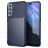 Mobigear Groove Samsung Galaxy S21 FE Hoesje Flexibel TPU Backcover - Blauw