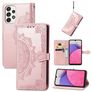Mobigear Mandala Samsung Galaxy A33 Hoesje Bookcase Portemonnee - Roségoud