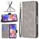 Mobigear Excellent Samsung Galaxy A23 Hoesje Bookcase Portemonnee - Grijs
