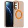 Mobigear Shockproof Samsung Galaxy A16 MagSafe Hoesje Hardcase Backcover - Oranje
