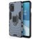 Mobigear Armor Ring OnePlus 8T Hoesje Hardcase Backcover Shockproof met Ringhouder - Blauw