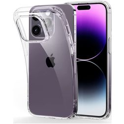 Mobigear Basics Doorzichtig iPhone 14 Plus Hoesje Flexibel TPU Backcover - Transparant
